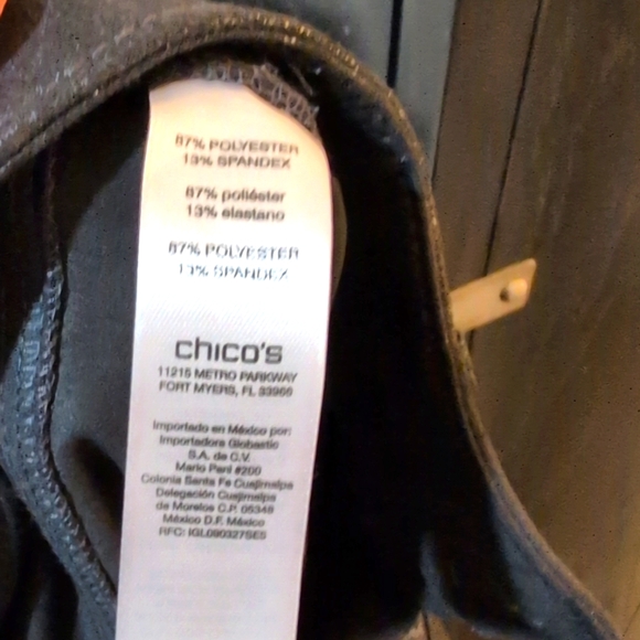 Chicos Faux-Suede Knit jean Pants - Picture 7 of 16